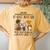 Never Underestimate A Dog Mom Who Was Born In January Women's Oversized Comfort T-Shirt Back Print Mustard
