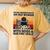 Never Underestimate An Old Woman With Dogs & Quilting Skills Women's Oversized Comfort T-Shirt Back Print Mustard