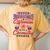 Never Underestimate A Woman With A Chemistry Degree Science Women's Oversized Comfort T-Shirt Back Print Mustard