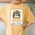 Purple Gold Football Mom Mother Football Vibes Women's Oversized Comfort T-Shirt Back Print Yam