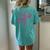 Best Friend For 2 Matching Bestie Besties Bff Sister Cousin Women's Oversized Comfort T-Shirt Back Print Chalky Mint