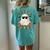 This Is Some Boo Sheet Ghost Halloween Costume Women's Oversized Comfort T-Shirt Back Print Chalky Mint