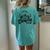 Fires Friends Fun Camping Crew Camp Life Women's Oversized Comfort T-Shirt Back Print Chalky Mint