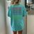 Girl Retro Taylor First Name Personalized Groovy 80S Vintage Women's Oversized Comfort T-Shirt Back Print Chalky Mint