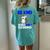 Be Kind Words Dont Rewind Anti Bullying Kindness Women's Oversized Comfort T-Shirt Back Print Chalky Mint