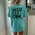 Owls School Sports Fan Team Spirit Great Day Women's Oversized Comfort T-Shirt Back Print Chalky Mint