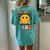 Seven Is A Vibe 7Th Birthday Groovy Boys Girls 7 Years Old Women's Oversized Comfort T-Shirt Back Print Chalky Mint