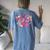 In My 6Th Grade Era Back To School First Day Teacher Women's Oversized Comfort T-Shirt Back Print Moss
