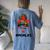 Autism Momlife Messy Bun Sunglasses Bandana Mother Day Women's Oversized Comfort T-Shirt Back Print Moss