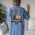 All Together Now Summer Reading 2023 Book Owl Reading Book Women's Oversized Comfort T-Shirt Back Print Moss