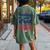 Honoring All Who Served Thank You Veterans Day Women Women's Oversized Comfort T-Shirt Back Print Moss
