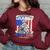 Proud Granny Of A National Guard Soldier Army Grandmother Women Oversized Sweatshirt Maroon