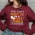 You Cant Scare Me Im A Middle School Teacher Halloween Middle School Teacher Funny Gifts Women Oversized Sweatshirt Maroon