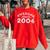 Awesome Since 2004 Birthday Funny Vintage Women Oversized Sweatshirt Red