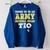 Proud To Be An Army National Guard Tio Military Uncle Women Oversized Sweatshirt Royal Blue