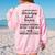 A Truly Great Elementary School Teacher Is Hard To Find Gifts For Teacher Funny Gifts Women's Oversized Back Print Sweatshirt Light Pink