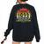 90 Years Of Being Awesome Vintage 1933 Limited Edition Women's Oversized Sweatshirt Back Print Black