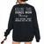 What Number Are We On Dance Mom Women's Oversized Sweatshirt Back Print Black