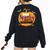 One Spooky Dental Assistant Halloween Pumpkin Tooth Doctor Women Oversized Sweatshirt Back Print Black