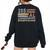Retro Birmingham Area Code 205 Residents State Alabama Women's Oversized Sweatshirt Back Print Black