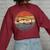 Music Lover Retro Cassette Tape Mixtape 80S 90S Women's Oversized Sweatshirt Back Print Maroon