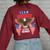 Vintage Team Conrad American Us Eagle Lifetime Membership Women's Oversized Sweatshirt Back Print Maroon