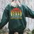 90 Years Of Being Awesome Vintage 1933 Limited Edition Women's Oversized Sweatshirt Back Print Forest