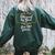 Blessed By God For 90 Years 90Th Birthday Vintage Women's Oversized Sweatshirt Back Print Forest