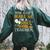 You Cant Scare Me Im A Middle School Teacher Halloween Middle School Teacher Women's Oversized Sweatshirt Back Print Forest