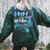 Mom Of The Birthday Mermaid Family Matching Party Squad Women's Oversized Sweatshirt Back Print Forest