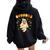 Cute Ghost Reading Library Books Halloween Booooks Women Oversized Hoodie Back Print Black