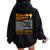 Fried Chicken Nutrition Food Facts Thanksgiving Xmas Women Oversized Hoodie Back Print Black