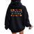 Friendsgiving Fall Autumn Friends & Family Thanksgiving Women Oversized Hoodie Back Print Black