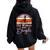 Never Underestimate An Old Woman With A Bicycle Lovers Women Oversized Hoodie Back Print Black