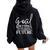Goal Setting Is The Secret Motivational Quotes Women Oversized Hoodie Back Print Black