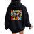Groovy Daddy Retro Matching Family 60S 70S Dad Fathers Day Women Oversized Hoodie Back Print Black
