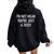 I'm Not Mean You're Just A Sissy Joke Sarcastic Family Women Oversized Hoodie Back Print Black