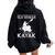 Kayaking Never Underestimate An Old Woman With A Kayak Women Oversized Hoodie Back Print Black