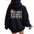 Most Likely To Trade Sister For Family Christmas Women Oversized Hoodie Back Print Black