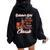 October Girl I'm Not Getting Old I'm Just Becoming A Classic Women Oversized Hoodie Back Print Black