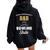 Never Underestimate A Dad With Bowling Skill Father's Day Gi Women Oversized Hoodie Back Print Black