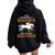 Never Underestimate Grandpa Who Is Also Loves Horse Riding Women Oversized Hoodie Back Print Black
