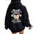 Never Underestimate An Old Woman Who Plays Mahjong Women Oversized Hoodie Back Print Black