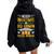 Never Underestimate An Old Woman Also A Postal Worker Women Oversized Hoodie Back Print Black