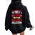 Never Underestimate Power Of A Girl With A Magnet Collection Women Oversized Hoodie Back Print Black