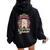 Never Underestimate The Power Of A Praying Woman Women Oversized Hoodie Back Print Black