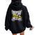 Never Underestimate Woman Courage And A Scottish Terrier Women Oversized Hoodie Back Print Black