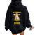 Never Underestimate A Woman Who Loves Cows Farming Lover Women Oversized Hoodie Back Print Black