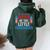 4Th Of July Birthday Sister Of The Little Firecracker Women Oversized Hoodie Back Print Forest