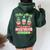 Chillin With My Physical Education Gnomies Teacher Christmas Women Oversized Hoodie Back Print Forest